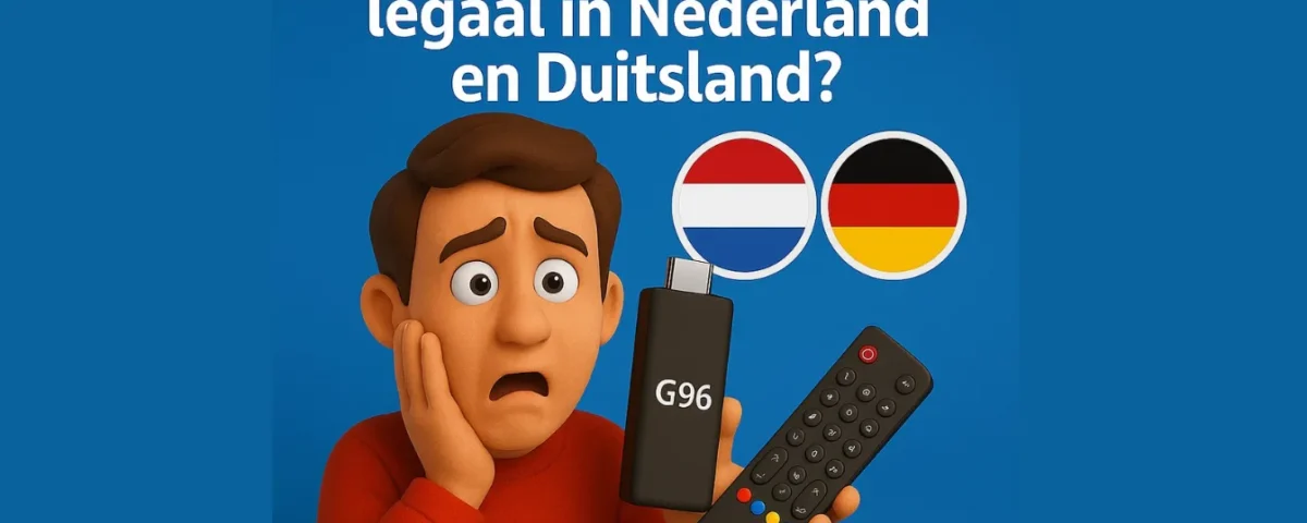 Is de G96 TV Stick legaal in Nederland en Deutschland in 2025