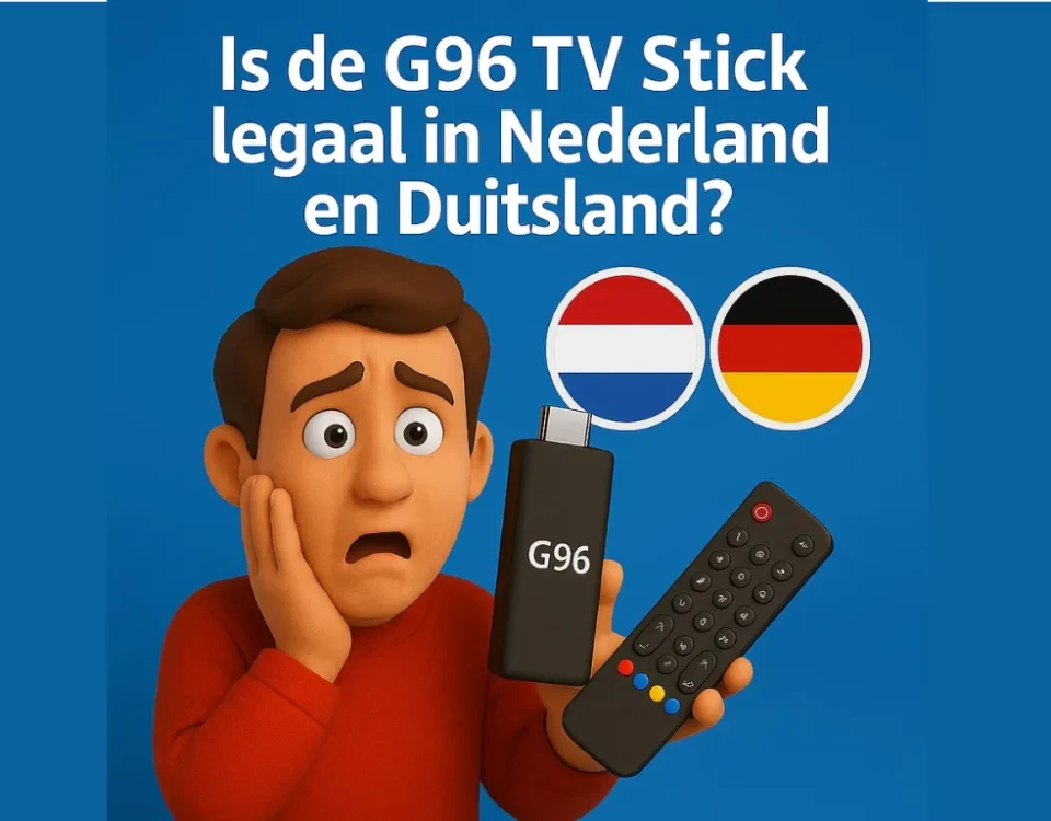 Is de G96 TV Stick legaal in Nederland en Deutschland in 2025
