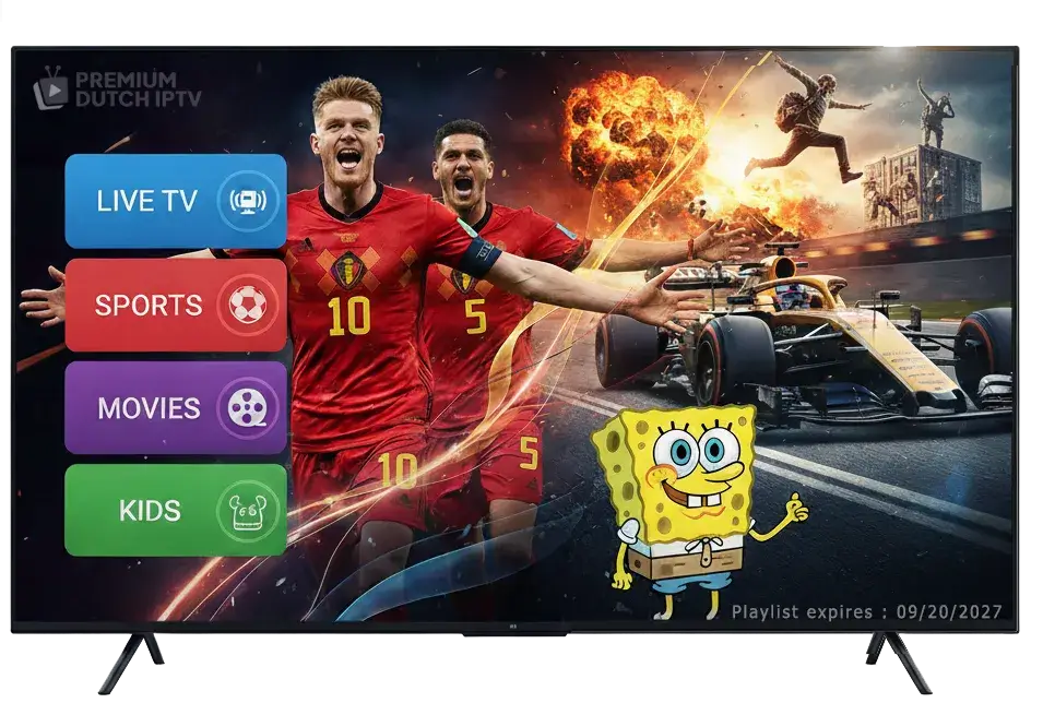 Beste IPTV België Premium IPTV Abonnement voor nederland and belgie