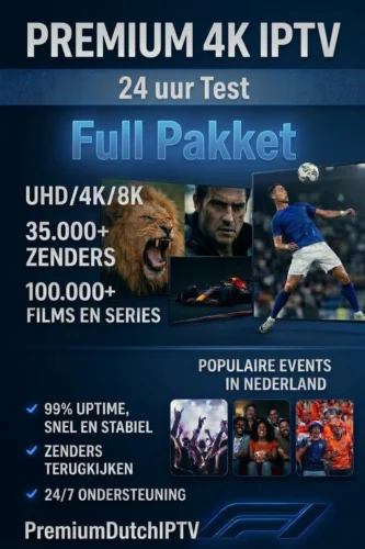 24uur IPTV Test - IPTV Code Kopen met Gratis Test