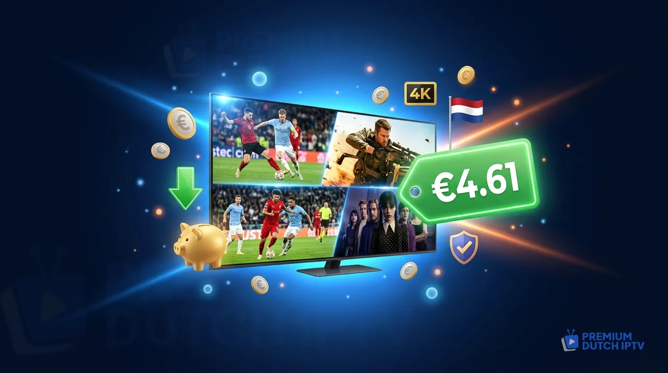 Goedkope IPTV Nederland - Premium Dutch IPTV betaalbaar abonnement 2026