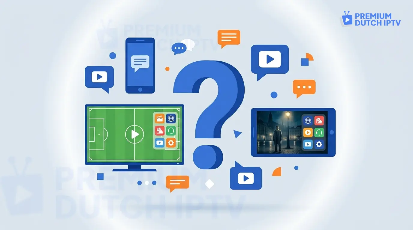 IPTV vragen Nederland - Premium Dutch IPTV FAQ over abonnement kopen en installatie