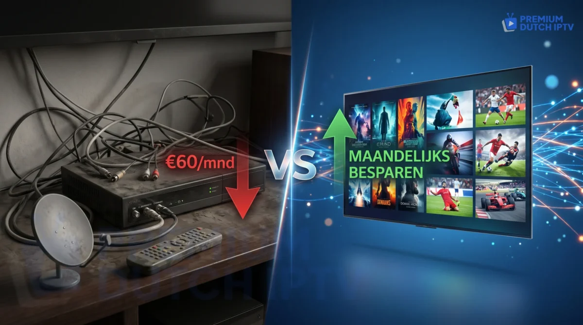 IPTV vs Kabel TV vergelijking - Premium Dutch IPTV Nederland 2026
