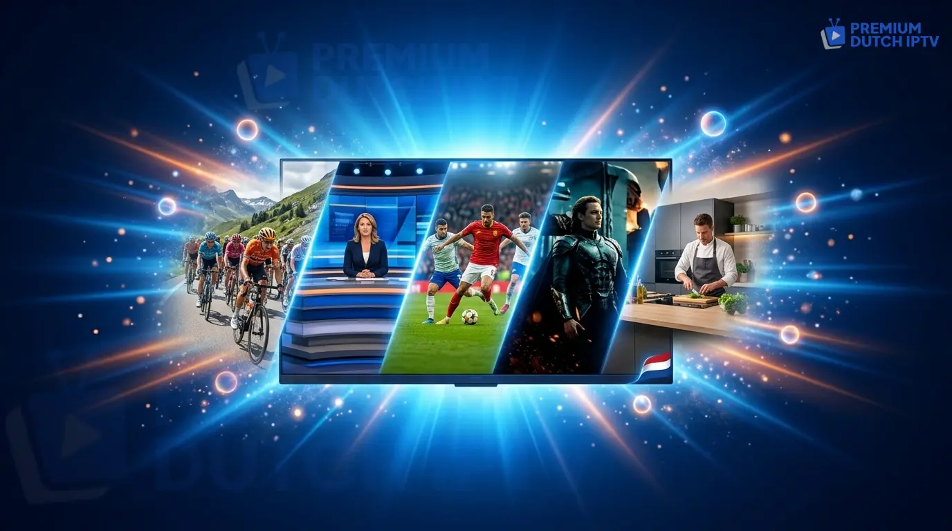 Nederlandse IPTV - Dutch IPTV met alle Nederlandse zenders NPO RTL SBS 4K