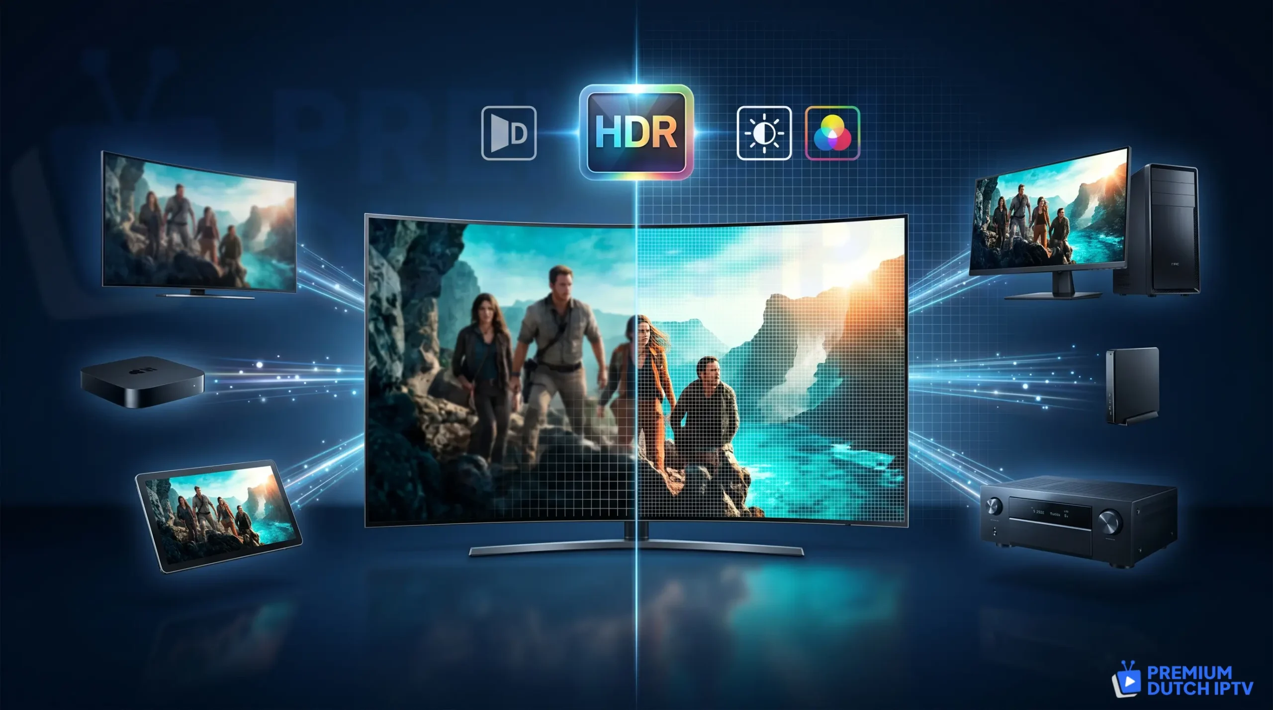 4K IPTV streaming Ultra HD HDR ondersteuning Nederland alle apparaten