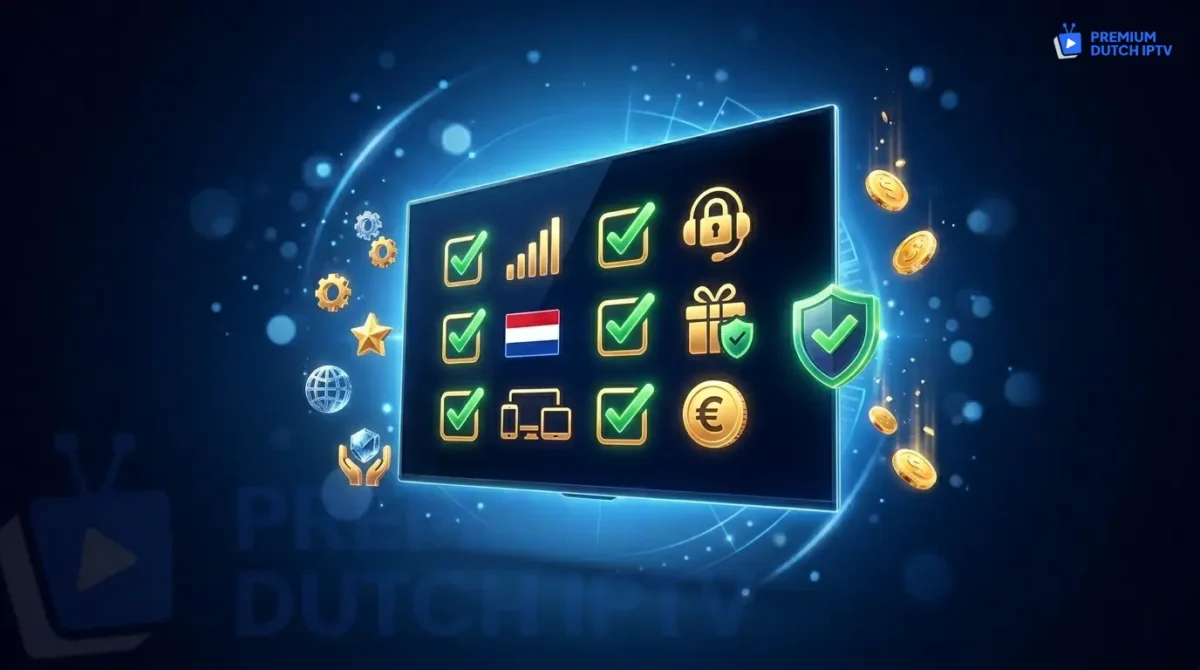 7 criteria voor het kopen van het beste IPTV kopen nederland abonnement Nederland 2026