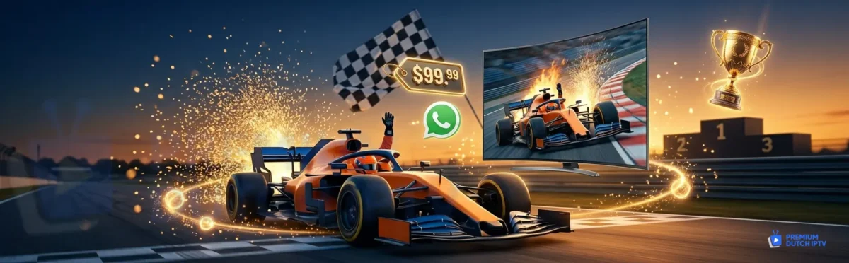 beste IPTV Formule 1 kopen in Nederland, bestel Premium Dutch IPTV voor alle F1 races in 4K