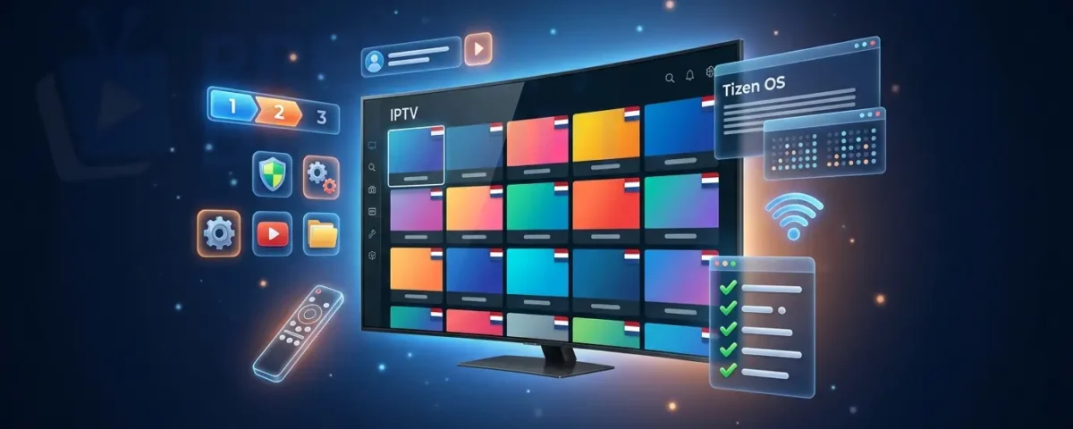 IPTV installeren op Samsung Smart TV 2026 complete handleiding Premium Dutch IPTV