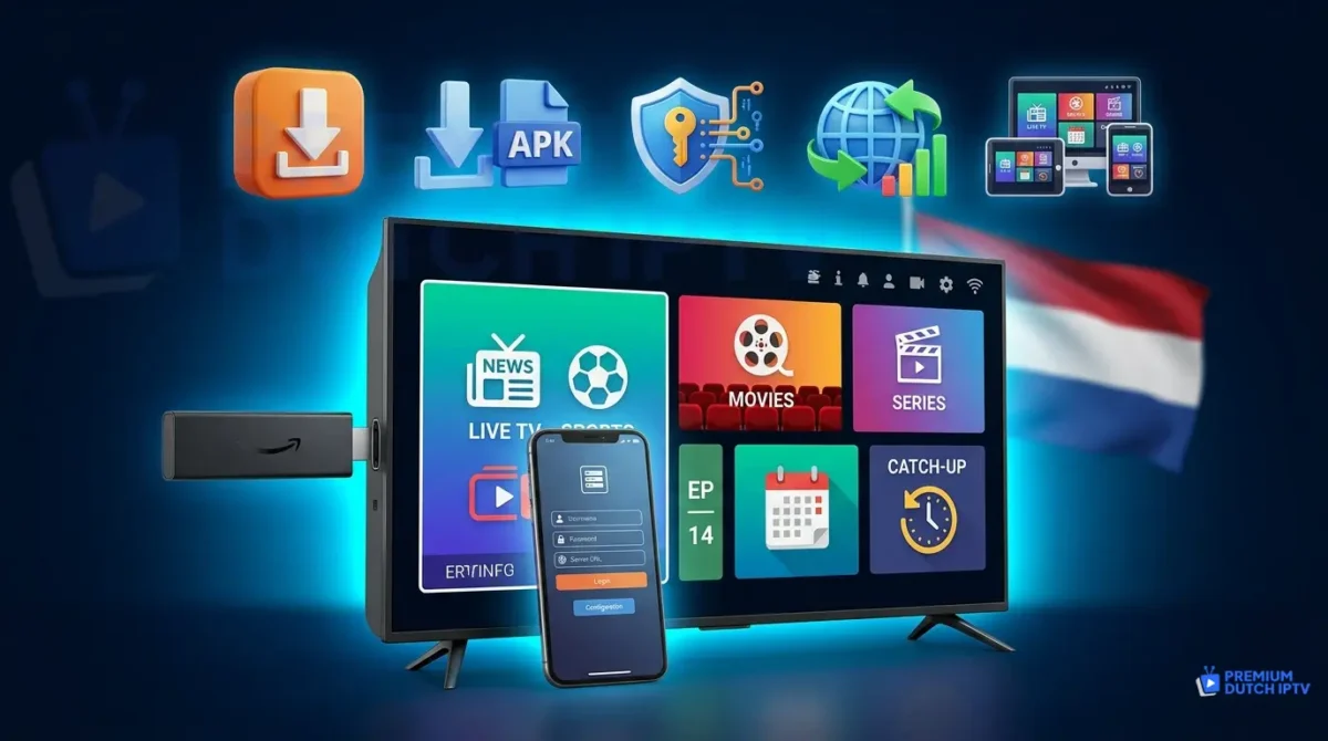 IPTV Smarters Pro op Firestick met Downloader app installeren stap voor stap