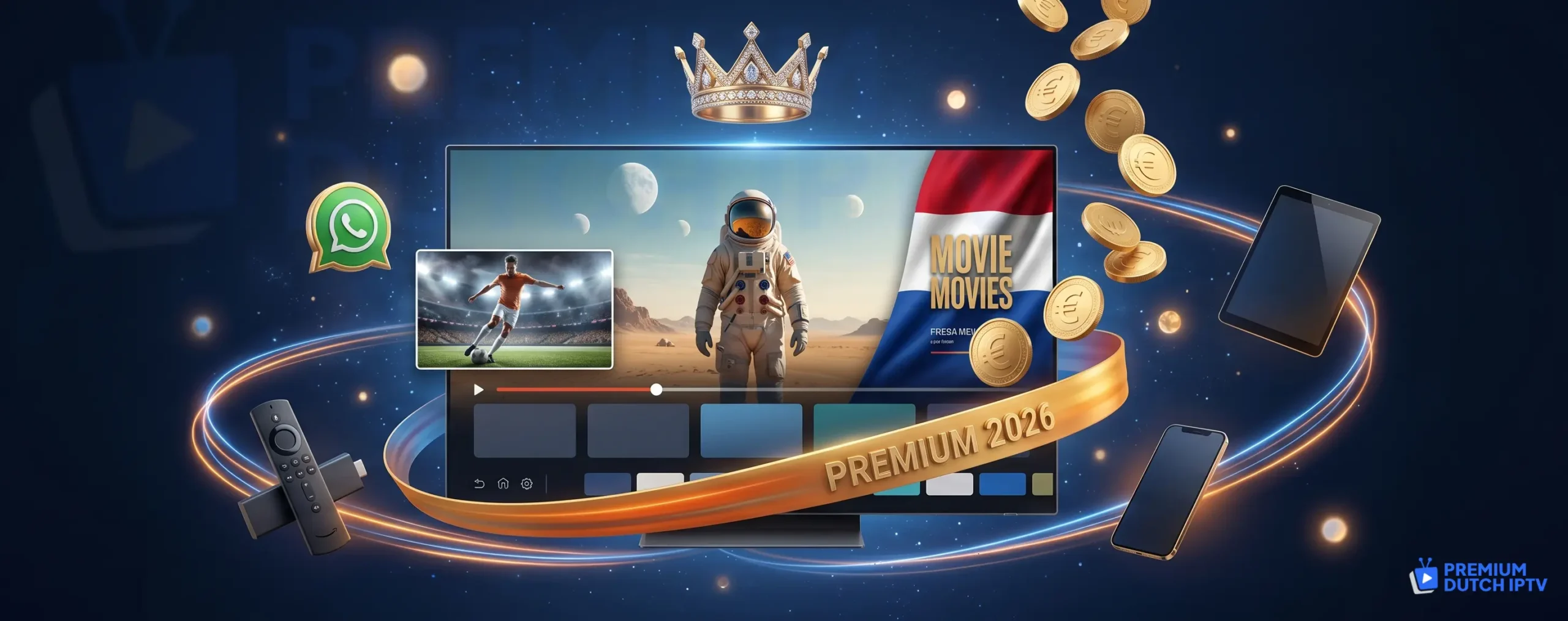 Premium IPTV Nederland kopen Premium Dutch IPTV 2026 abonnement